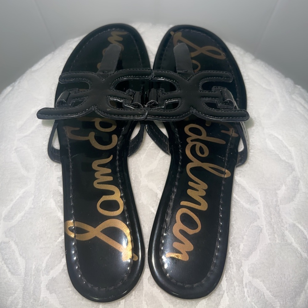 Sam Edelman Patent Leather Flat Sandal